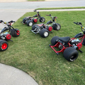 Four Complete Mini Trikes On Promotion (Platinum Edition) Ready to be shipped order now get it in 3 days at your doorstep pay with Apple pay and get 10% discount