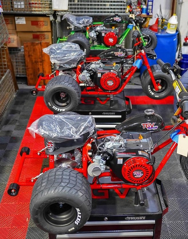 Illusion Orange Mini Trike for Adults